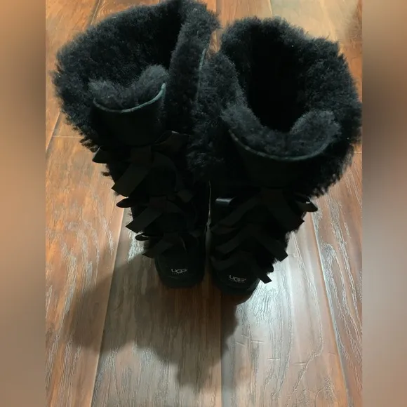 UGG Black Suede Women's Boots