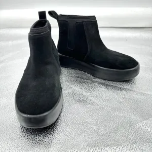 UGG BOOTS shoes boots bootie boom ankle platform classic black suede 7