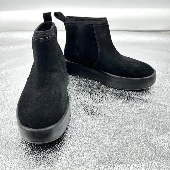 UGG BOOTS shoes boots bootie boom ankle platform classic black suede 7