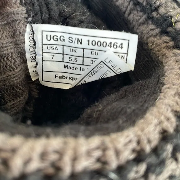 UGG cardy knit boots