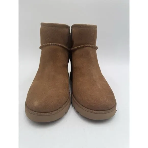 UGG CLASSIC FEMME MINI Women's NEW Boot Brown US Size 6 Medium (1104609)