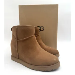 UGG CLASSIC FEMME MINI Women's NEW Boot Brown US Size 6 Medium (1104609)