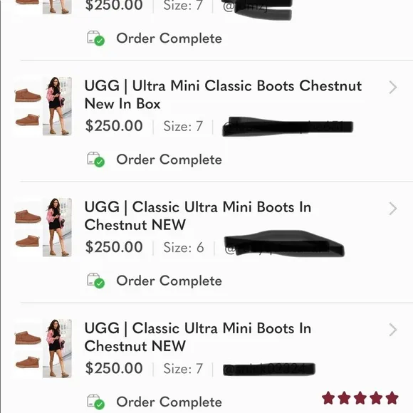 UGG | Classic Ultra Mini Boots In Chestnut NEW All Sizes