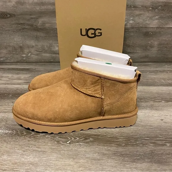 UGG | Classic Ultra Mini Boots In Chestnut NEW All Sizes