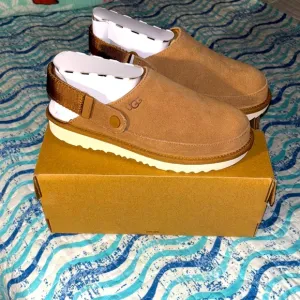 UGG girls Brown Slip-On Shoes stylish