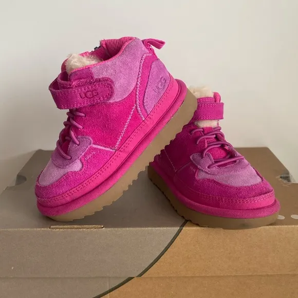 Ugg Highland Hi Heritage Pink Toddler Boots - SZ 9 C