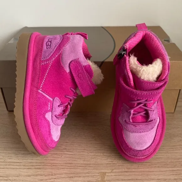 Ugg Highland Hi Heritage Pink Toddler Boots - SZ 9 C