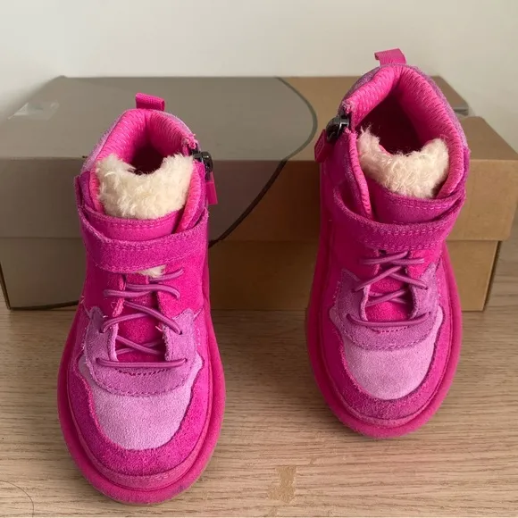 Ugg Highland Hi Heritage Pink Toddler Boots - SZ 9 C