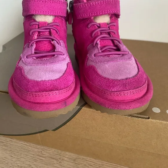 Ugg Highland Hi Heritage Pink Toddler Boots - SZ 9 C