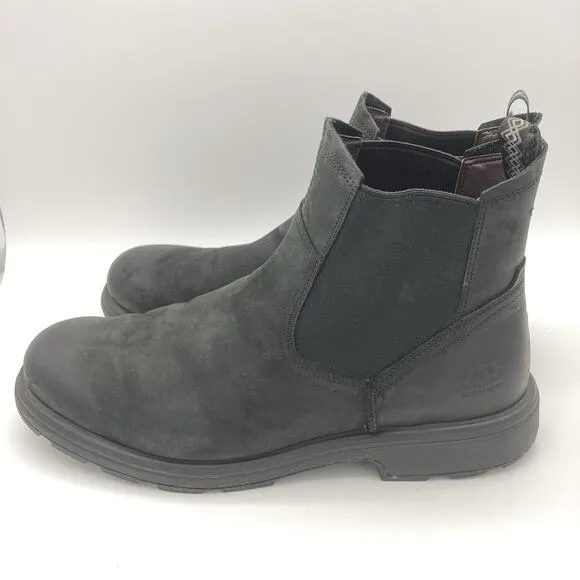 Ugg Mens 13 Black Leather Waterproof Biltmore Boots Shoes Grunge Classic Gorp
