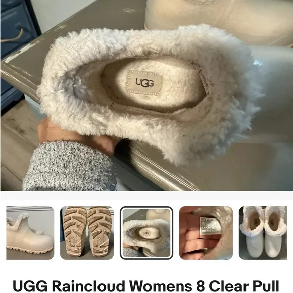 UGG Women's Raincloud Boots - Cream