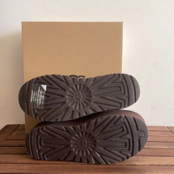UGG Classic Ultra Mini Platform Booties Burnt Cedar USA Women Size 8/UK 6/EU 39