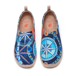 UIN Men's Walking Shoes Slip On Loafers (Wind Rose Toledo)