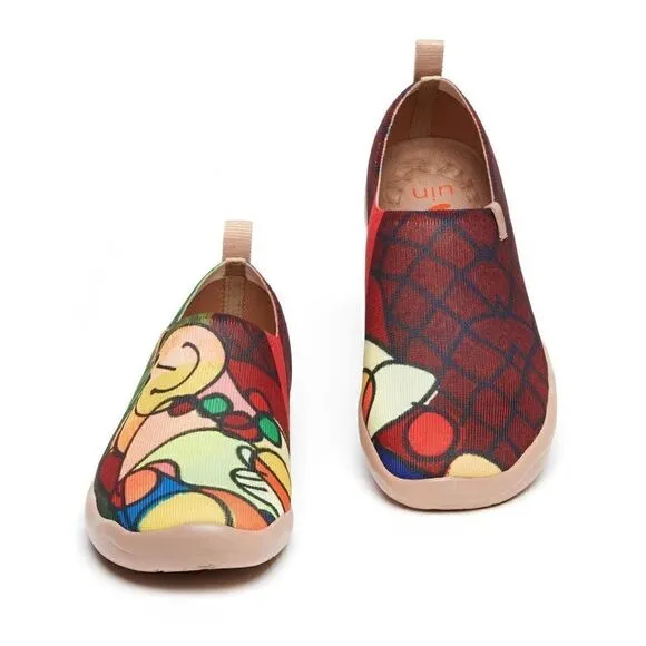 UIN Women's Walking Shoes Knitted Comfort Loafers (Dreamy Hug Toledo)