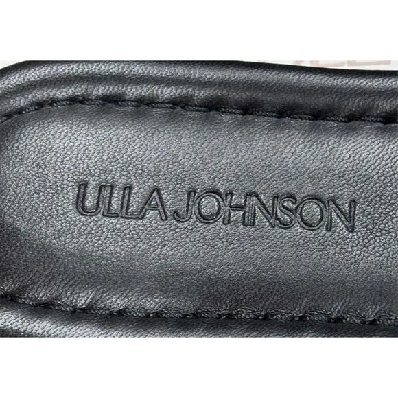 ULLA JOHNSON  Althea Cage Slide Shoes in Black NWB Size 38