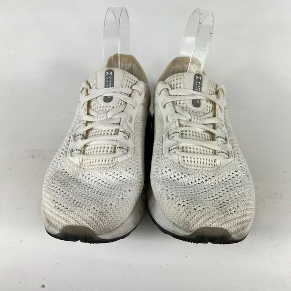 Under Armour Hovr Sonic 2 Sneakers Women's 8 White Mesh Lace Up Athletic Shoes