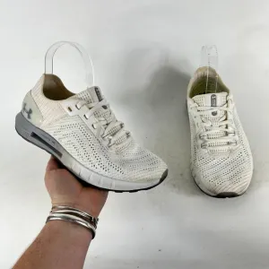 Under Armour Hovr Sonic 2 Sneakers Women's 8 White Mesh Lace Up Athletic Shoes