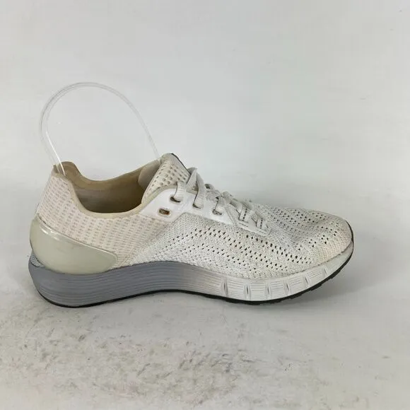 Under Armour Hovr Sonic 2 Sneakers Women's 8 White Mesh Lace Up Athletic Shoes