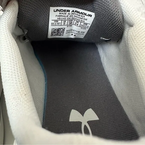 Under Armour Unisex UA Forge 96 Shoes Size 7 Women