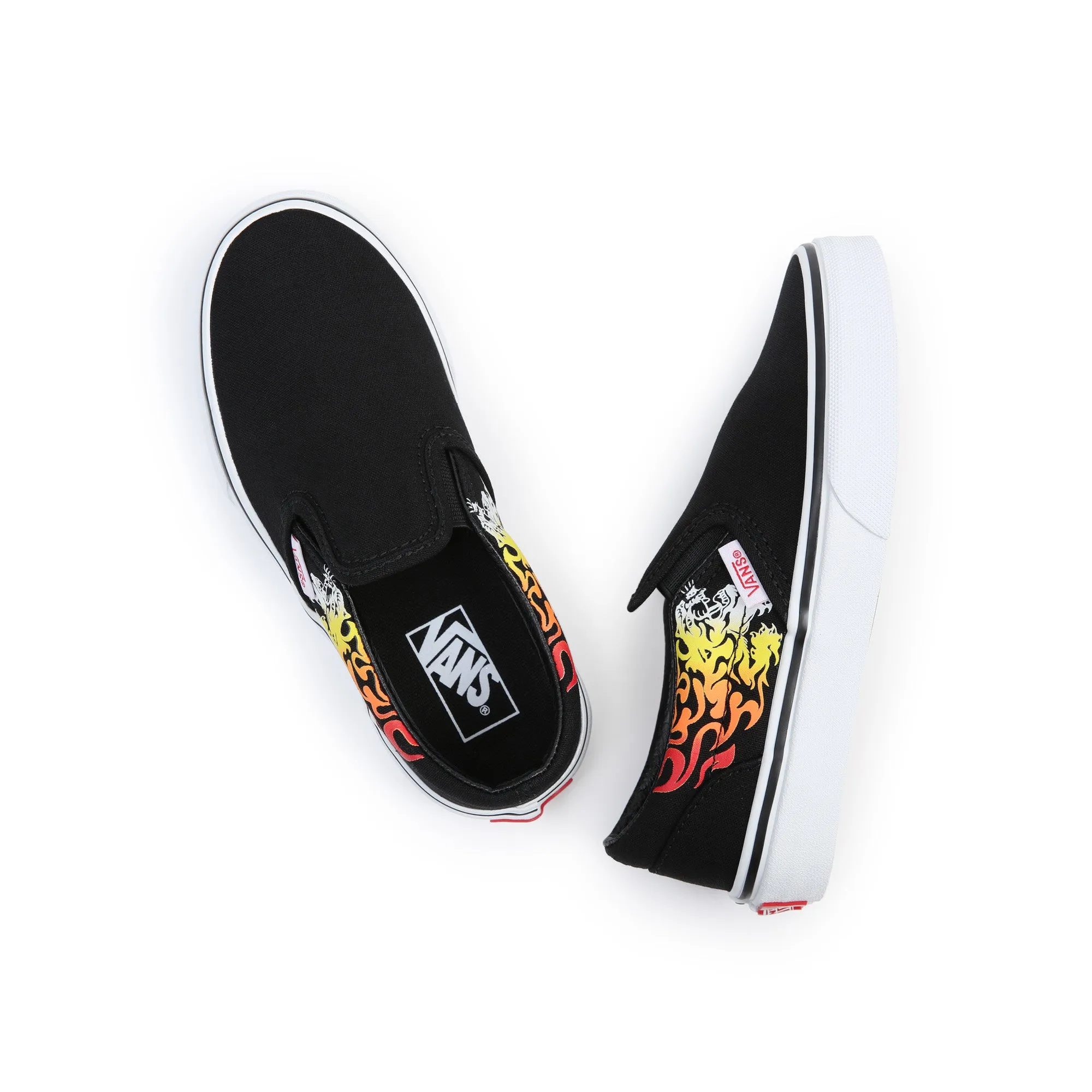 Uy Classic Slip-On Ferocious Flame Racing Red/Black