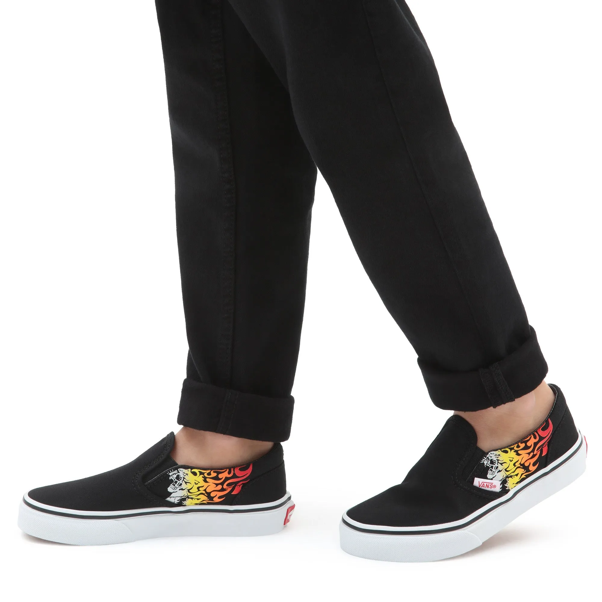 Uy Classic Slip-On Ferocious Flame Racing Red/Black