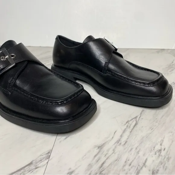 Vagabond Jaclyn Monk Balck Leather Shoe 10