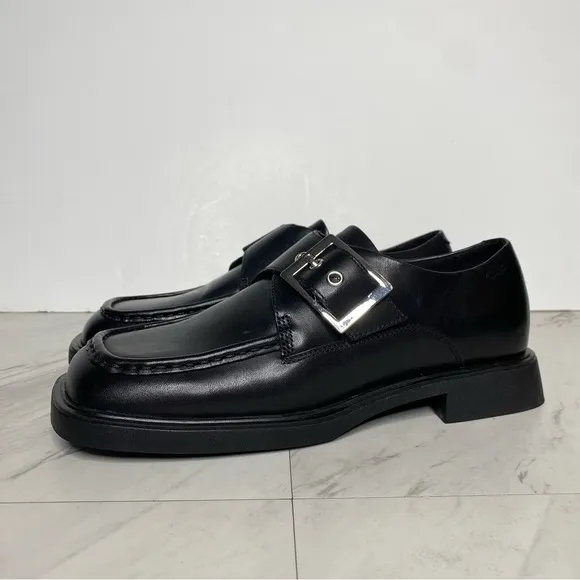 Vagabond Jaclyn Monk Balck Leather Shoe 10