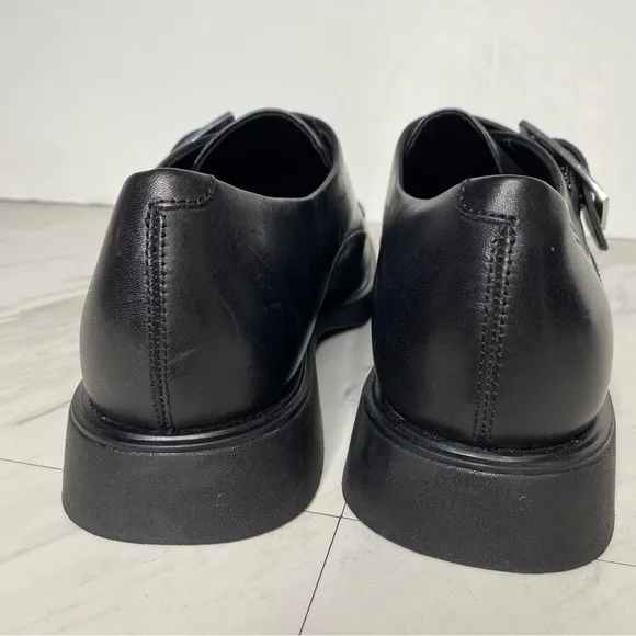 Vagabond Jaclyn Monk Balck Leather Shoe 10