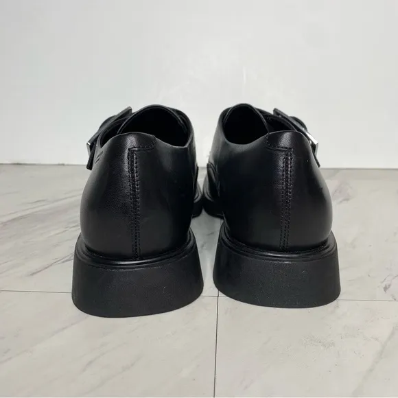 Vagabond Jaclyn Monk Balck Leather Shoe 10