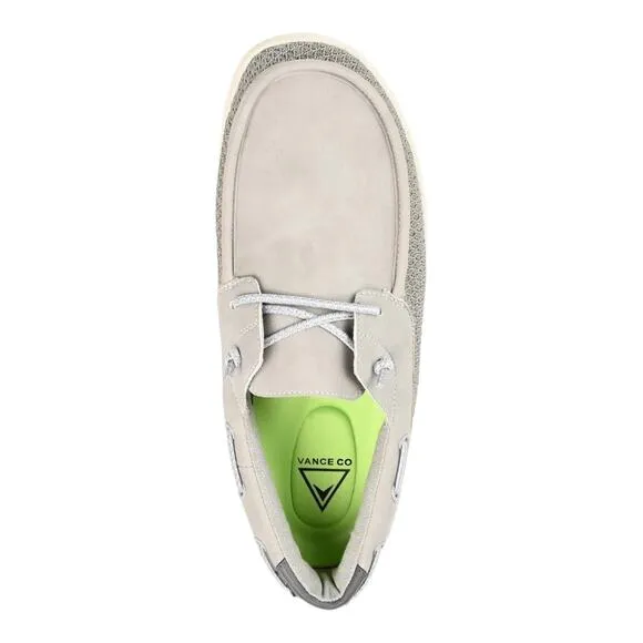 Vance Co Men's Carlton Casual Slip On Boat Shoe Sneakers Gray Size 10 1/2