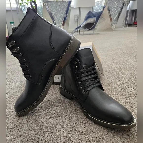 Vance Co. Men's Langford Ankle Boots Black  Size9.5  NIB