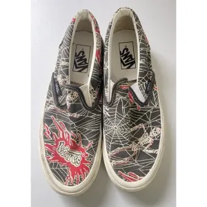 Vans 98 Dx Anaheim Og Factory Classic Spider Web Black Slip On Mens 7.5 Womens 9