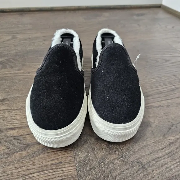 Vans Black Slip-On Cozy Hug Shoes