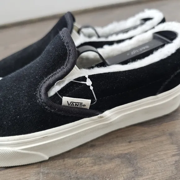 Vans Black Slip-On Cozy Hug Shoes