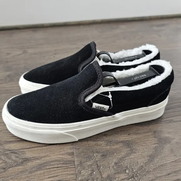 Vans Black Slip-On Cozy Hug Shoes