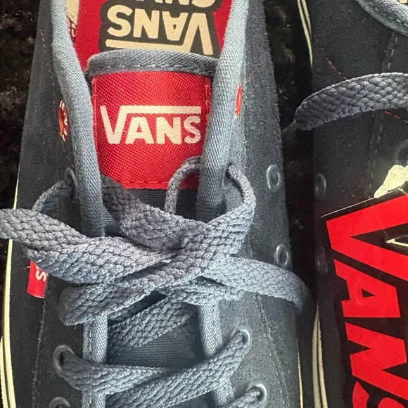 Vans Blue Sneakers Classic Skate  Ferris vintage (Suede) Navy/RedVN-098NOM6