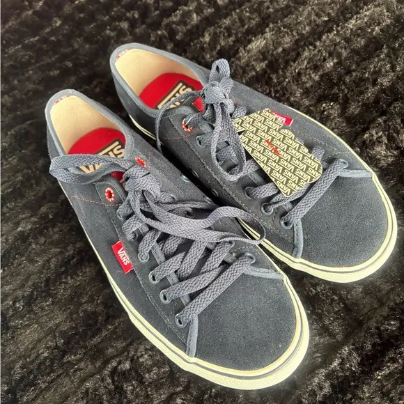 Vans Blue Sneakers Classic Skate  Ferris vintage (Suede) Navy/RedVN-098NOM6