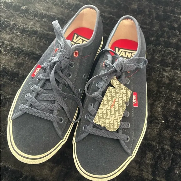 Vans Blue Sneakers Classic Skate  Ferris vintage (Suede) Navy/RedVN-098NOM6