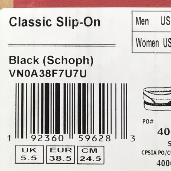 Vans Classic Slip On Black Schoph Skulls Shoes
