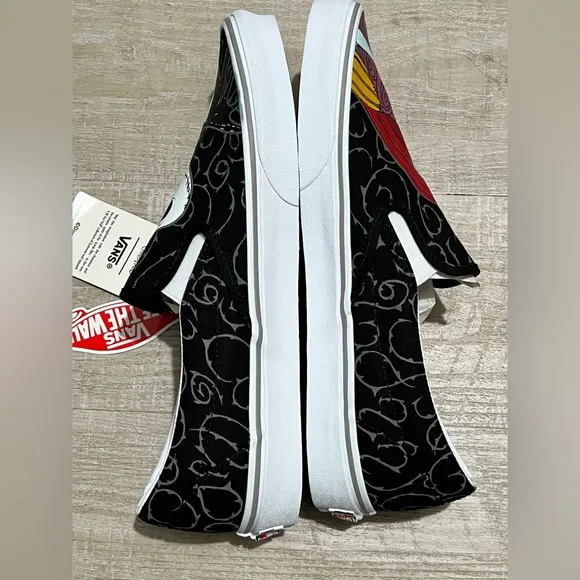 Vans Disney Nightmare Before Christmas Sally &amp; Jack Shoes Slip On Men's Size 11