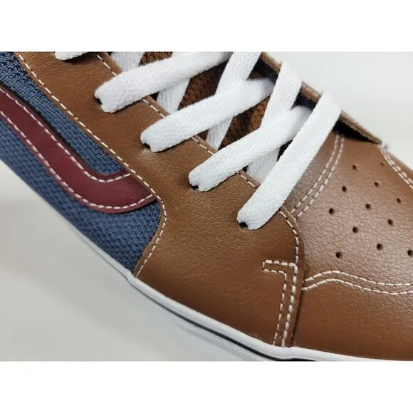 Vans Filmore High Top Leather Mesh Shoes Sneakers Men Size 9.5 Brown VN0A5KXTBRO