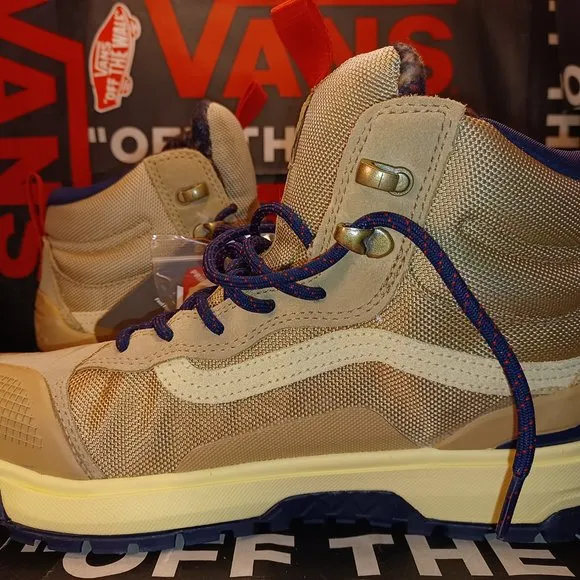Vans Men's 8.5/Women's 10 Ultrarange Exo MTE-2 All Weather Boots Taos Taupe Blue