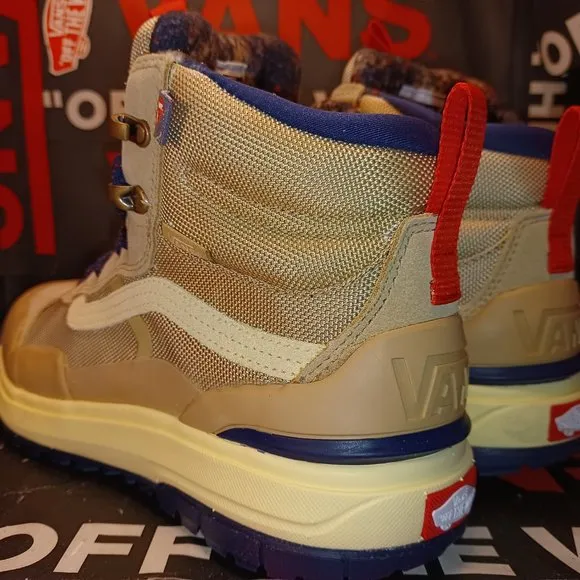 Vans Men's 8.5/Women's 10 Ultrarange Exo MTE-2 All Weather Boots Taos Taupe Blue