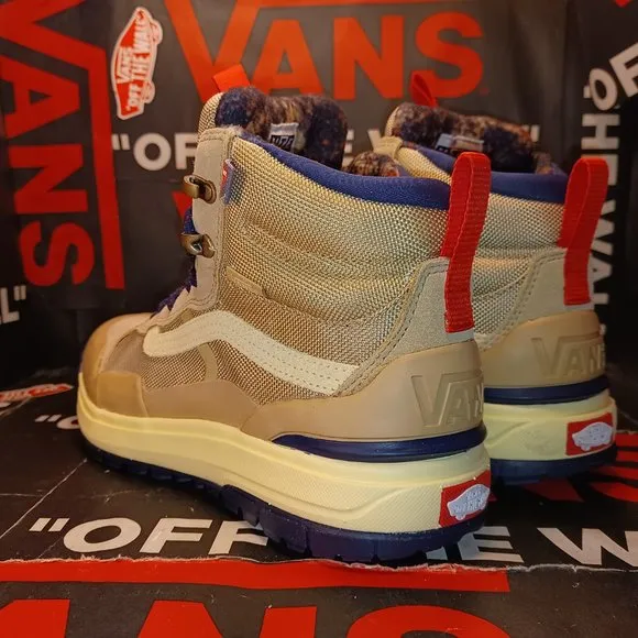 Vans Men's 8.5/Women's 10 Ultrarange Exo MTE-2 All Weather Boots Taos Taupe Blue