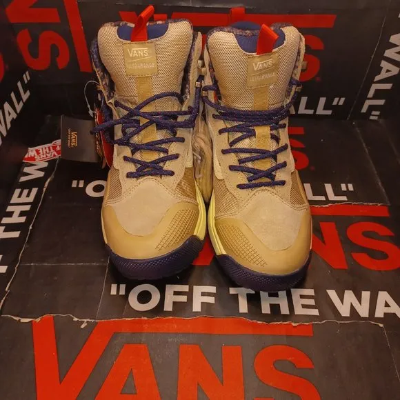 Vans Men's 8.5/Women's 10 Ultrarange Exo MTE-2 All Weather Boots Taos Taupe Blue