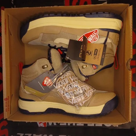 Vans Men's 8.5/Women's 10 Ultrarange Exo MTE-2 All Weather Boots Taos Taupe Blue