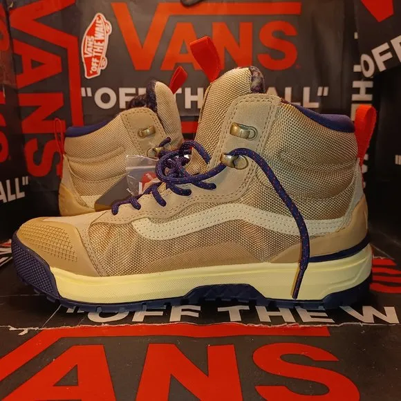 Vans Men's 8.5/Women's 10 Ultrarange Exo MTE-2 All Weather Boots Taos Taupe Blue