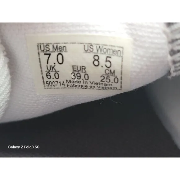 Vans Mix &amp; Match Slip-On Black True White Shoes Size Men 7 Women 8.5