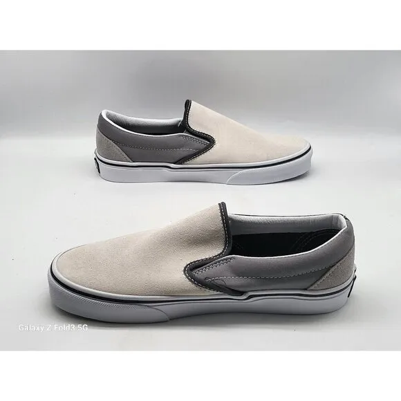 Vans Mix &amp; Match Slip-On Black True White Shoes Size Men 7 Women 8.5