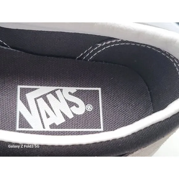 Vans Mix &amp; Match Slip-On Black True White Shoes Size Men 7 Women 8.5